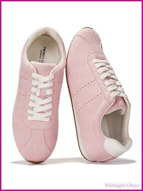 Women's Non-Slip Lace-Up Sneakers Faux Leather Memory Foam Casual Work Shoes